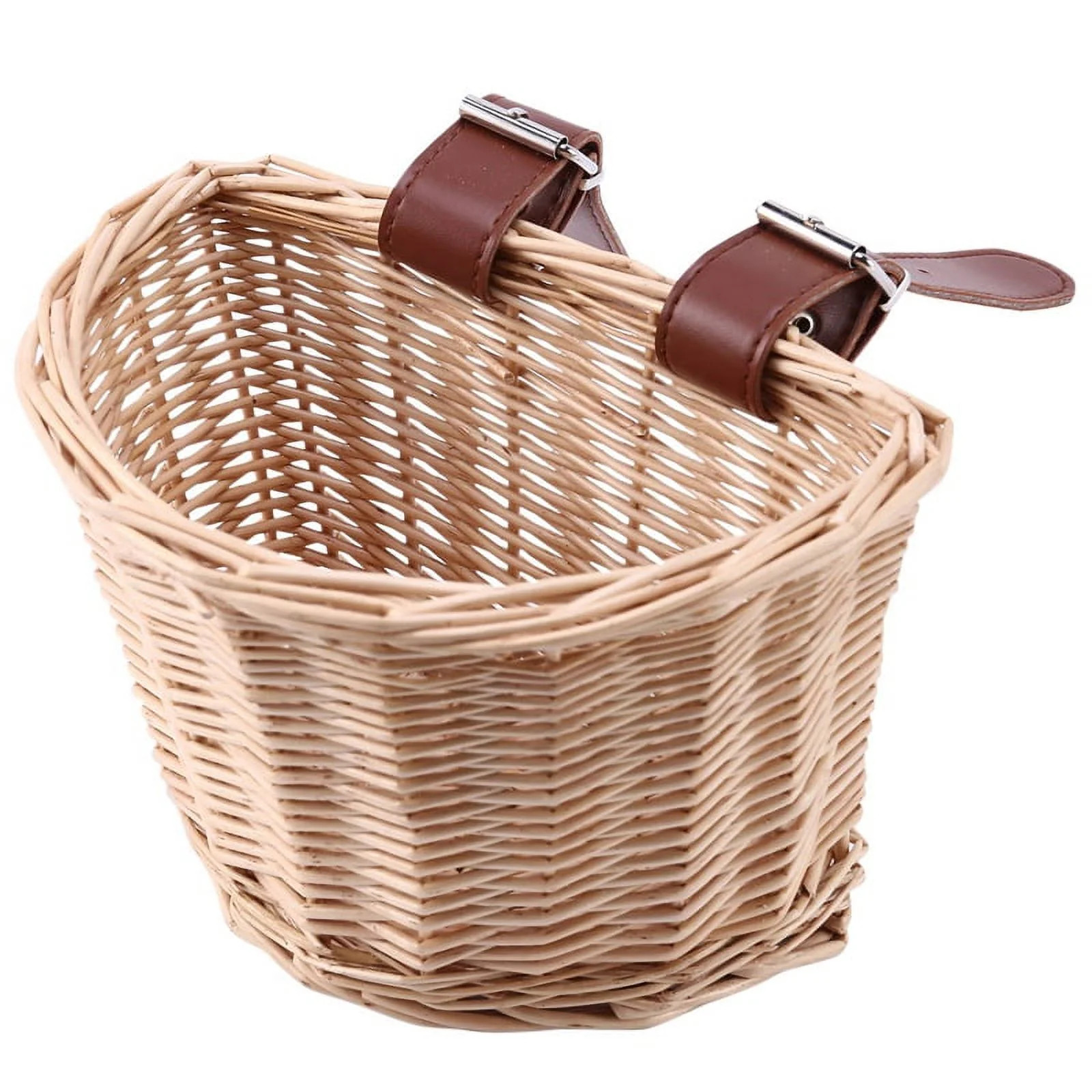 Children's Vintage Rattan Bicycle Baskets Bike Scooter Basket Kids Front Basket,XS(Wood Color) | Walmart (US)