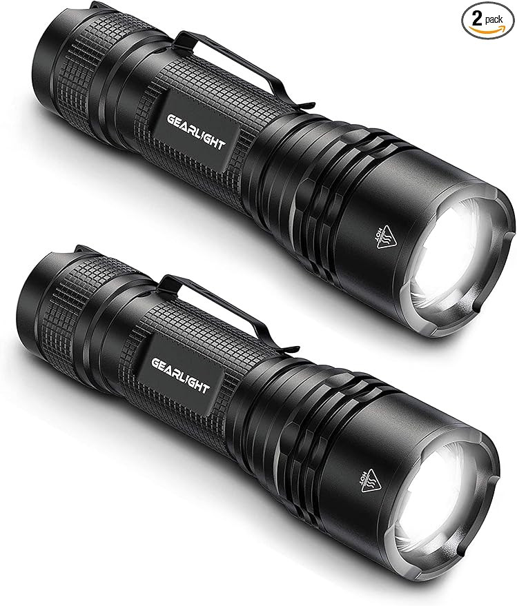 GearLight LED Tactical Flashlights High Lumens - Mini Flashlights for EDC Carry - Compact Powerfu... | Amazon (US)