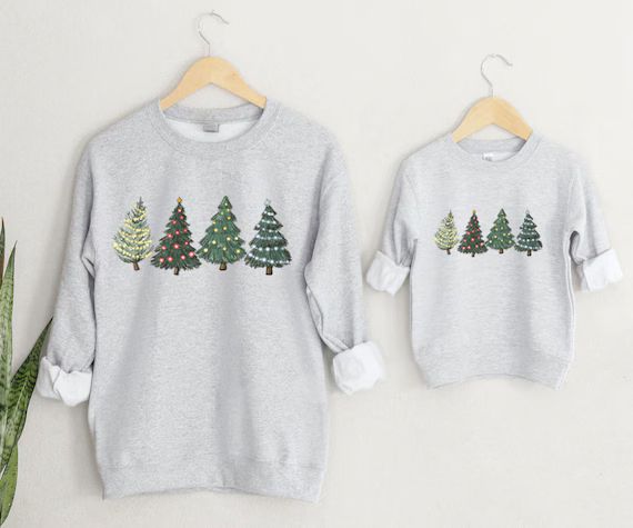 Mama sweatshirt, Mommy and me christmas sweatshirt, matching mom and me christmas, matching chris... | Etsy (US)