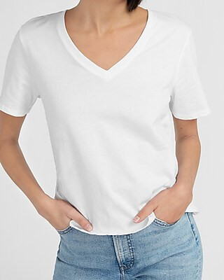 American Icons V-Neck Skimming Tee | Express