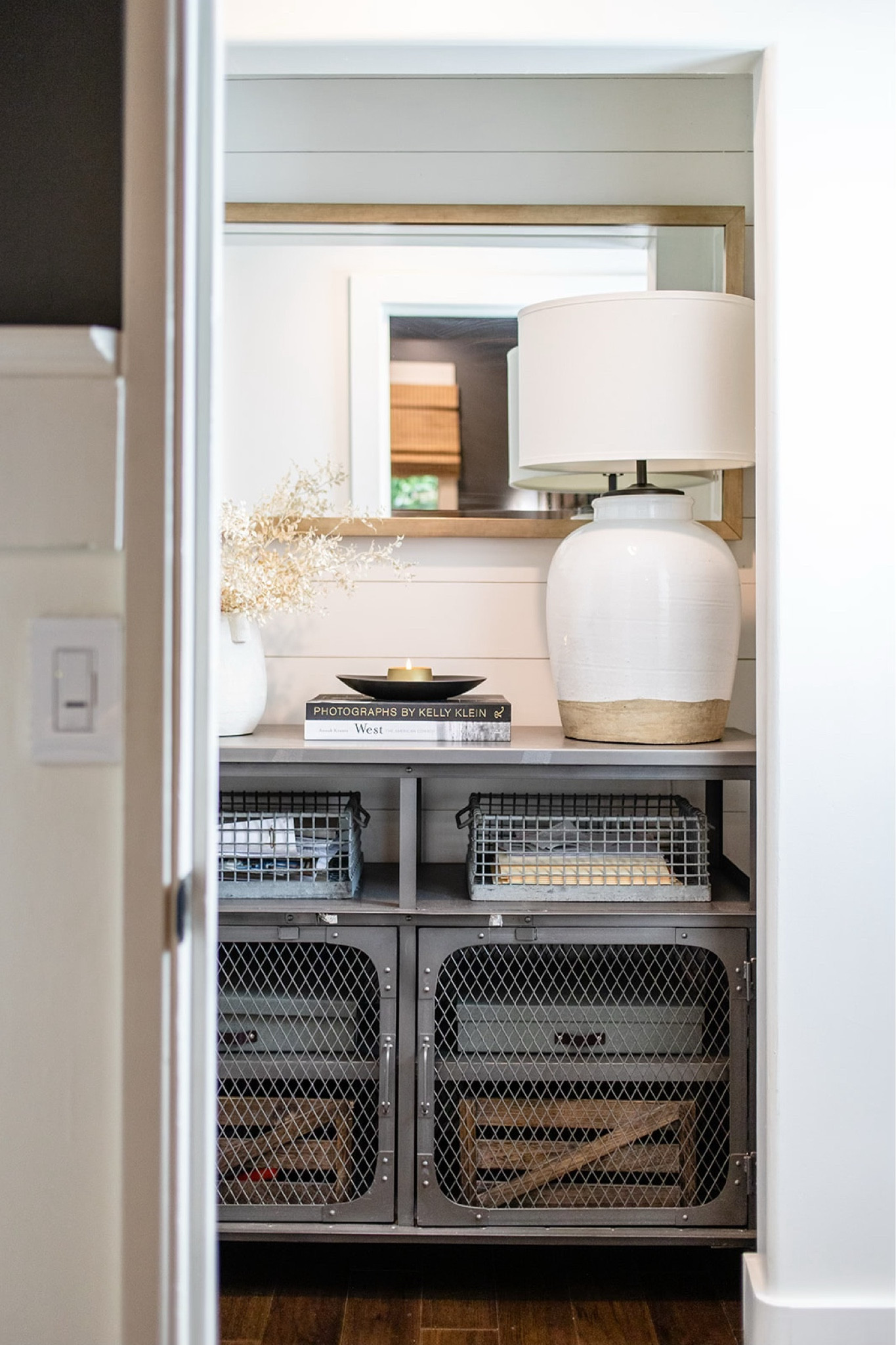 Our hallway closet that I turned into a nook! 

Rustic, organic, modern, industrial, metal, faux flowers, pottery barn, wayfair, storage, organization.

#LTKsalealert #LTKhome #LTKstyletip