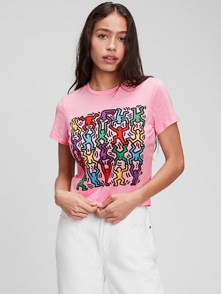 Keith Haring Shrunken Graphic T-Shirt | Gap (US)