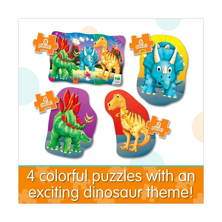 The Learning Journey My First Puzzle Set, 4-in-a-Box, Dino | Walmart (US)