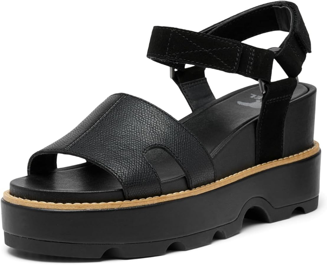 Sorel Women's Joanie lV Ankle Strap Wedge Sandals | Amazon (US)