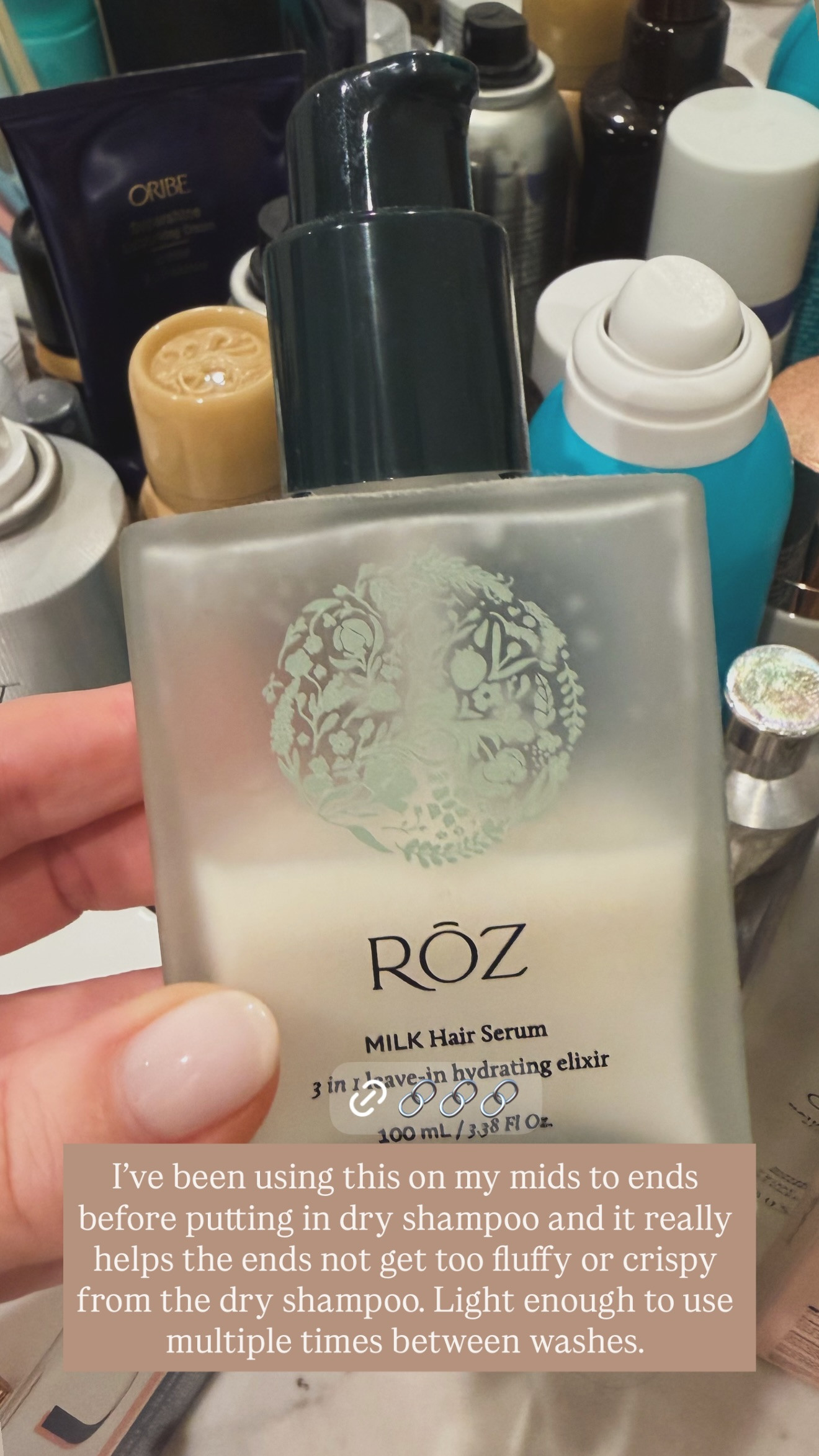 I've been using this Roz milk serum on my mids and ends and it really helps them not get too fluffy or crispy. 

 