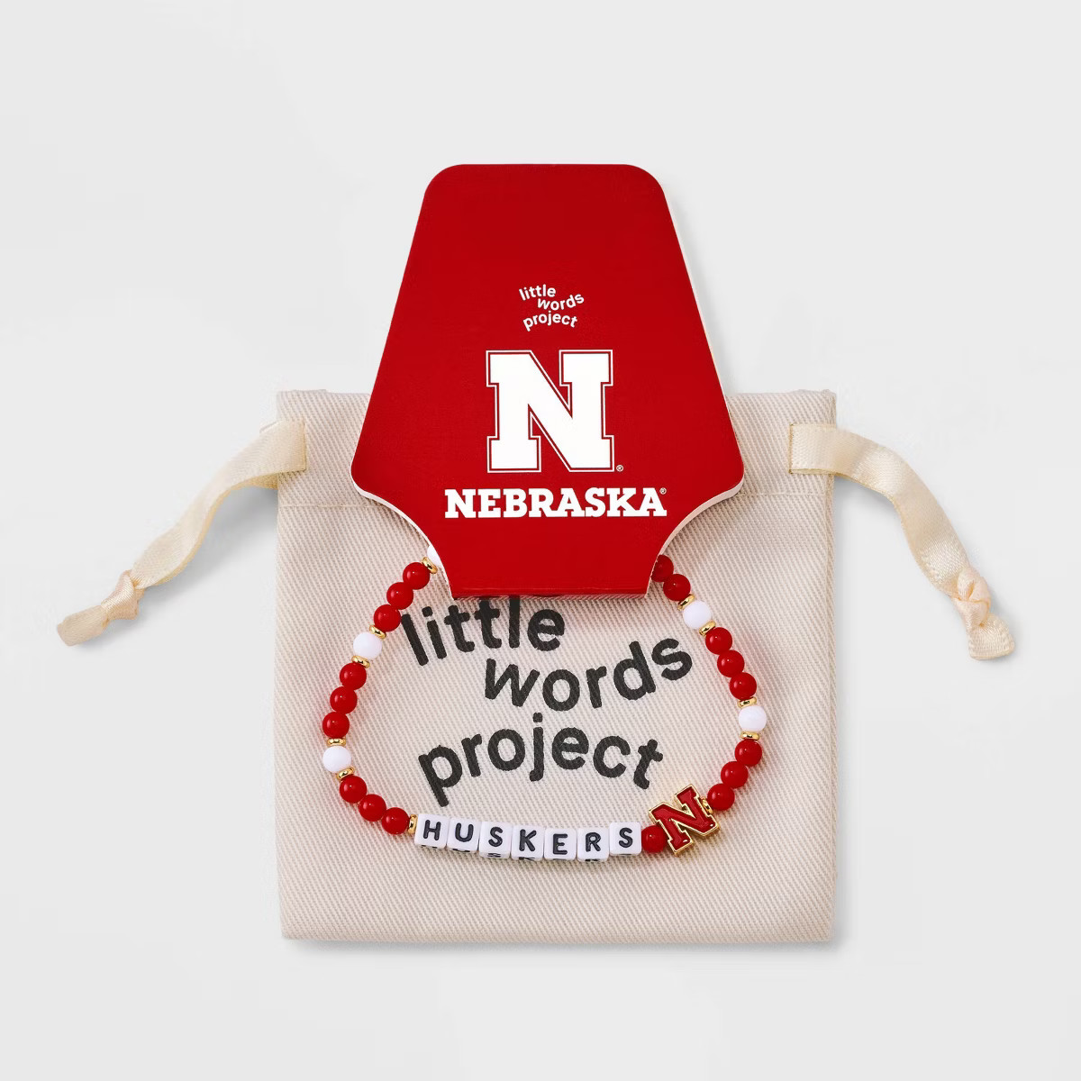 Little Words Project University of Nebraska Beaded Bracelet | Target