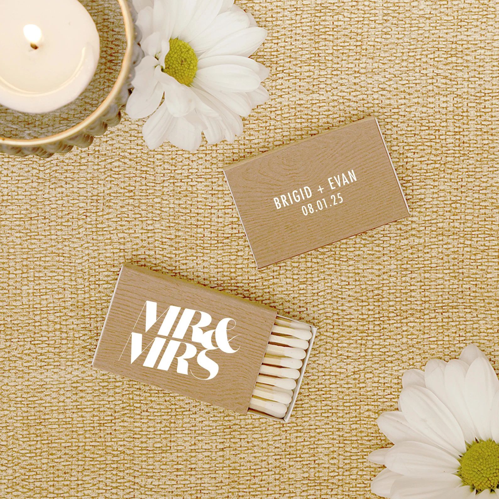 Custom MR & MRS Matchboxes Wedding Favor Matches, Wedding Decor, Personalized Matches, Custom Mat... | Etsy (US)