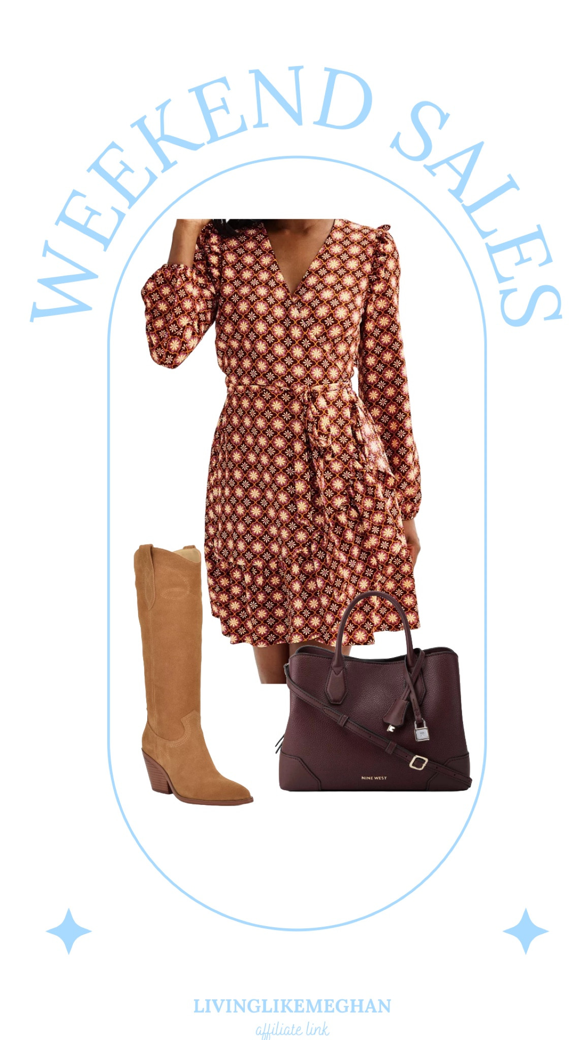 This weekend’s must-haves! 🍂 Get fall-ready with this stunning dress, knee-high boots, and the perfect handbag to complete your look. Whether you’re heading out for brunch or a cozy fall outing, this outfit has you covered! 👜👗 

• fall dress • knee-high boots • fall handbag • weekend fashion sales • fall outfit ideas • fall must-haves • cozy fall look • casual fall outfits • weekend wardrobe essentials • dress and boots sale • fall fashion • ootd • weekend look

#LTKSaleAlert #LTKHoliday #LTKStyleTip
