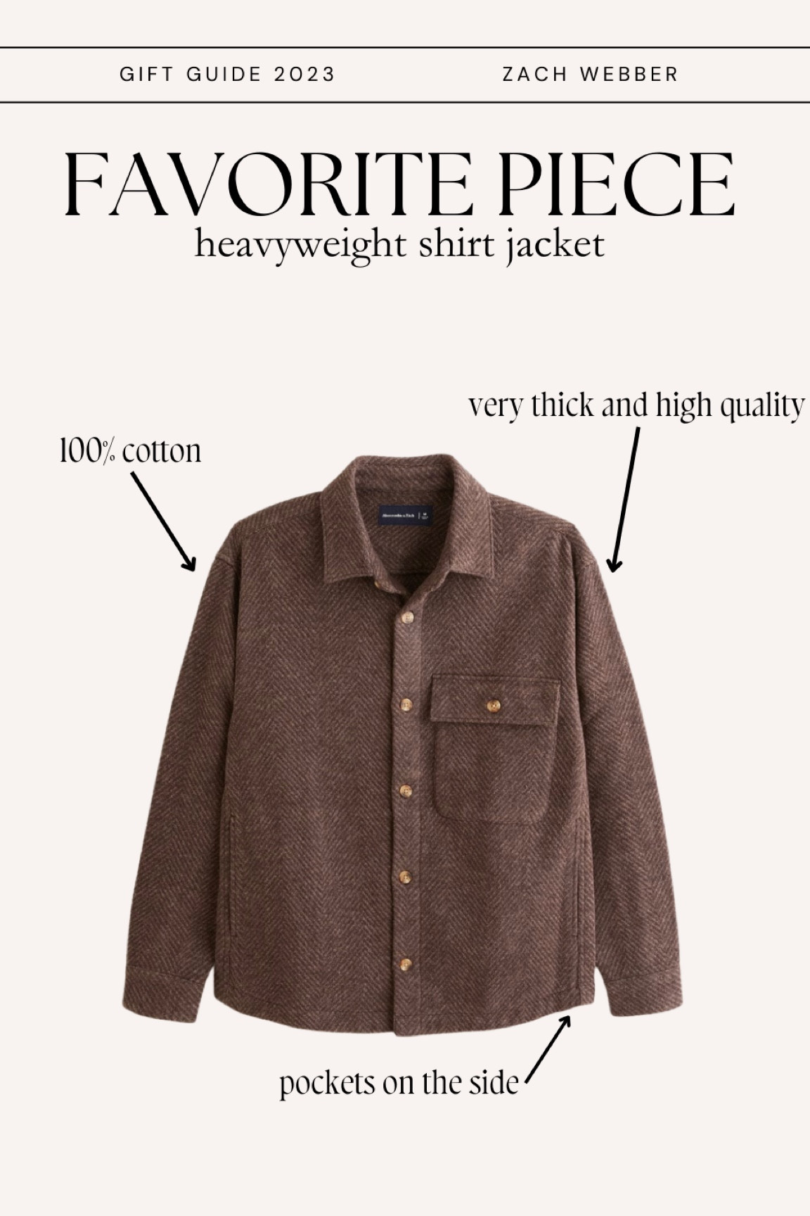 One of my  go-to’s from Abercrombie right now. This shirt jacket has a super high quality feel, it’s 100% cotton, and perfect for a layered fall outfit

#LTKstyletip #LTKSeasonal #LTKmens