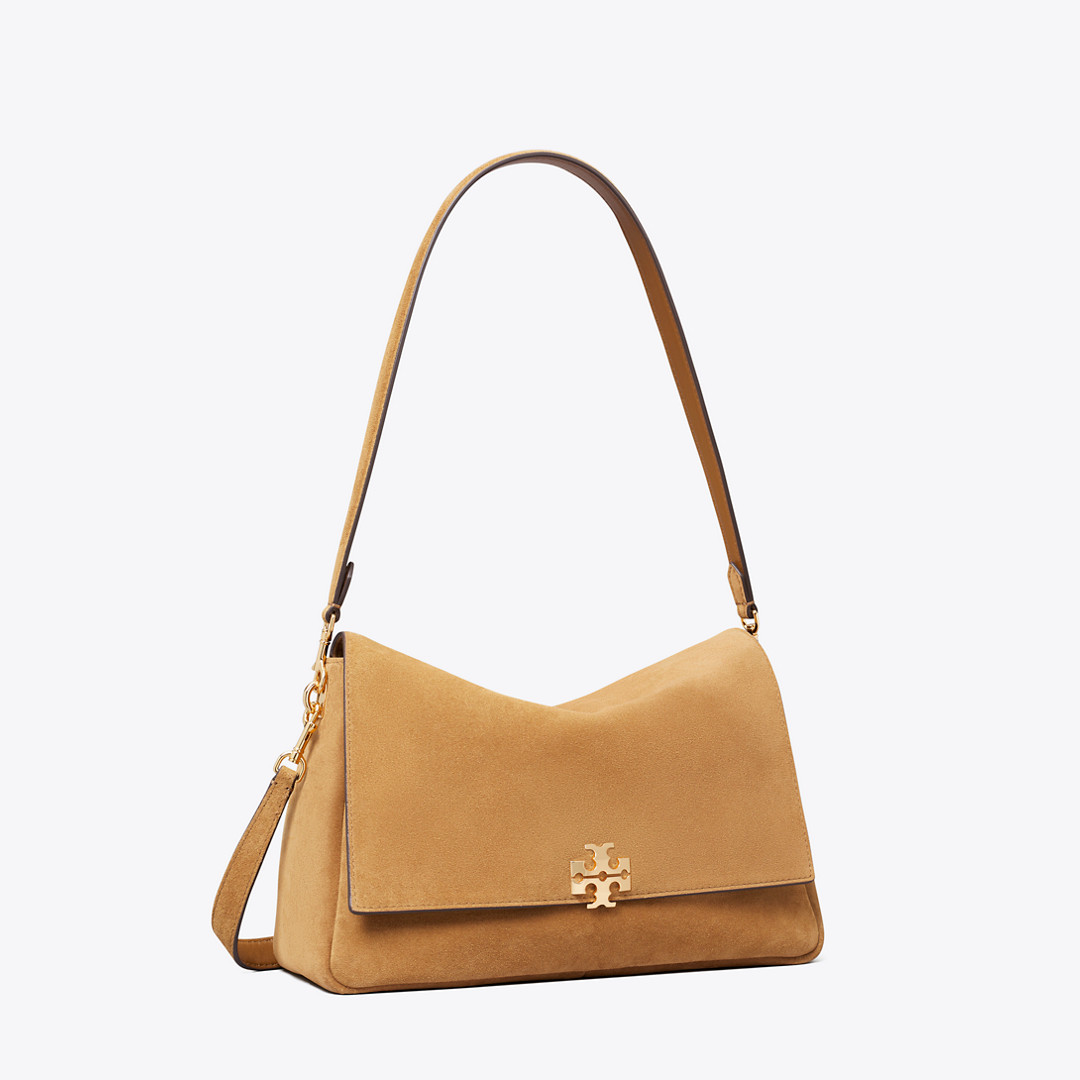 Tory Burch Charlie Suede Shoulder Bag | Tory Burch (US)