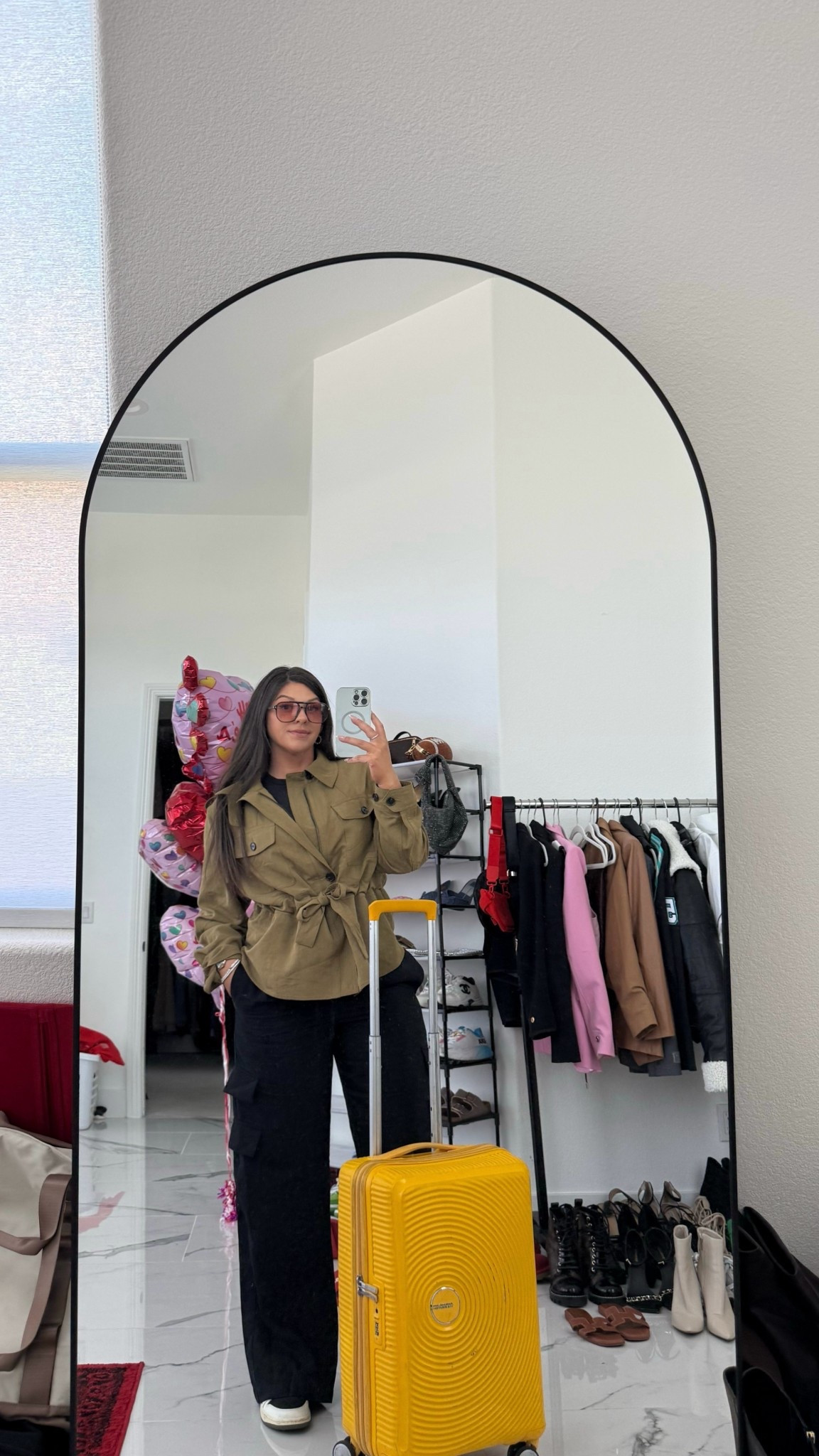 It’s travel day! So here’s my ootd! And my linen jacket is 40% off right now!!! Can be styled so many ways and I love this vintage khaki color but it also comes in black too! And I paired it with my fave pair of black linen pants! 

#LTKgrwm #LTKootd #LTKSaleAlert