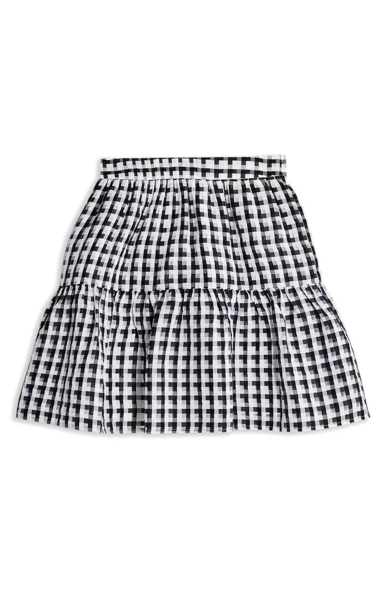 Sheer Check Miniskirt | Nordstrom