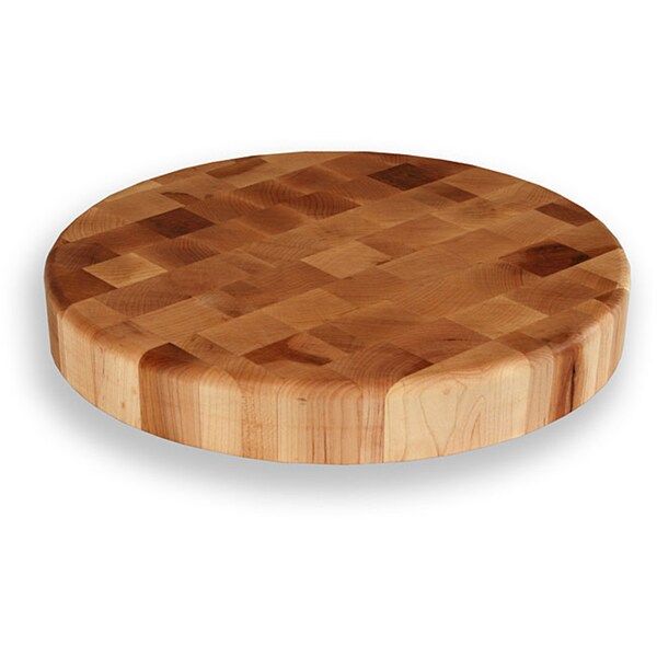 Butcher Block Maple End Grain 15-inch Round Cutting Board | Bed Bath & Beyond