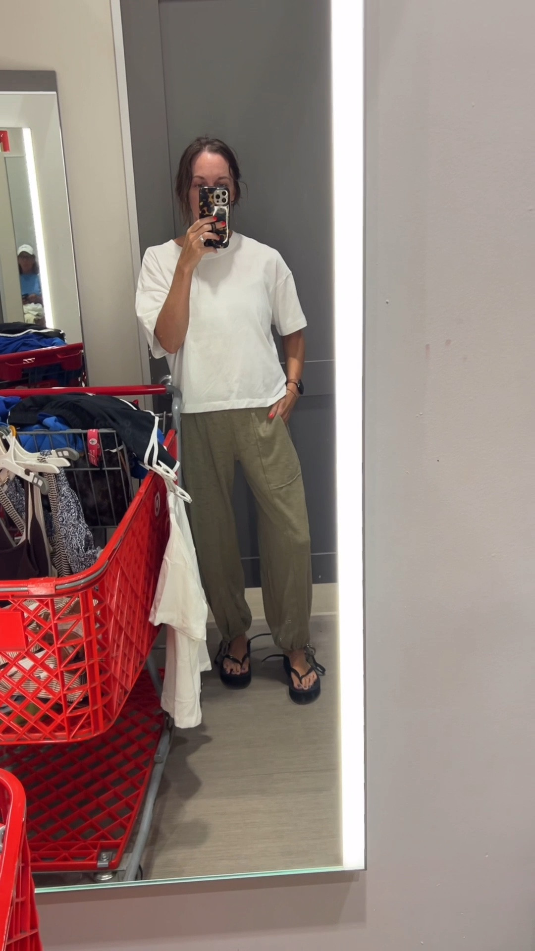 FP vibes at Target 
PS these pants look khaki online, but they’re fully green