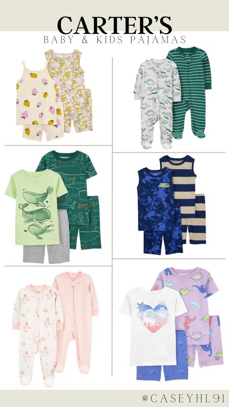 Check out these cute baby & kids pajamas at Carter’s! Great summer options! 

#LTKSeasonal #LTKKids #LTKBaby