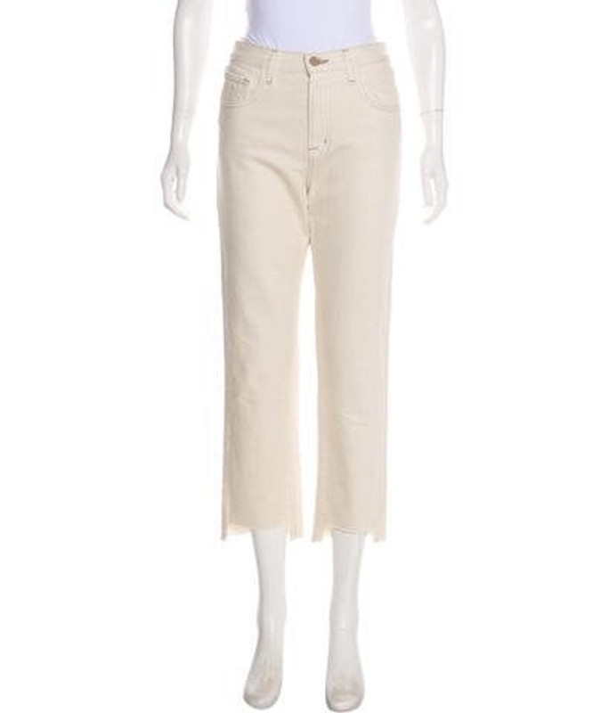 J Brand High-Rise Wide-Leg Jeans w/ Tags White J Brand High-Rise Wide-Leg Jeans w/ Tags | The RealReal