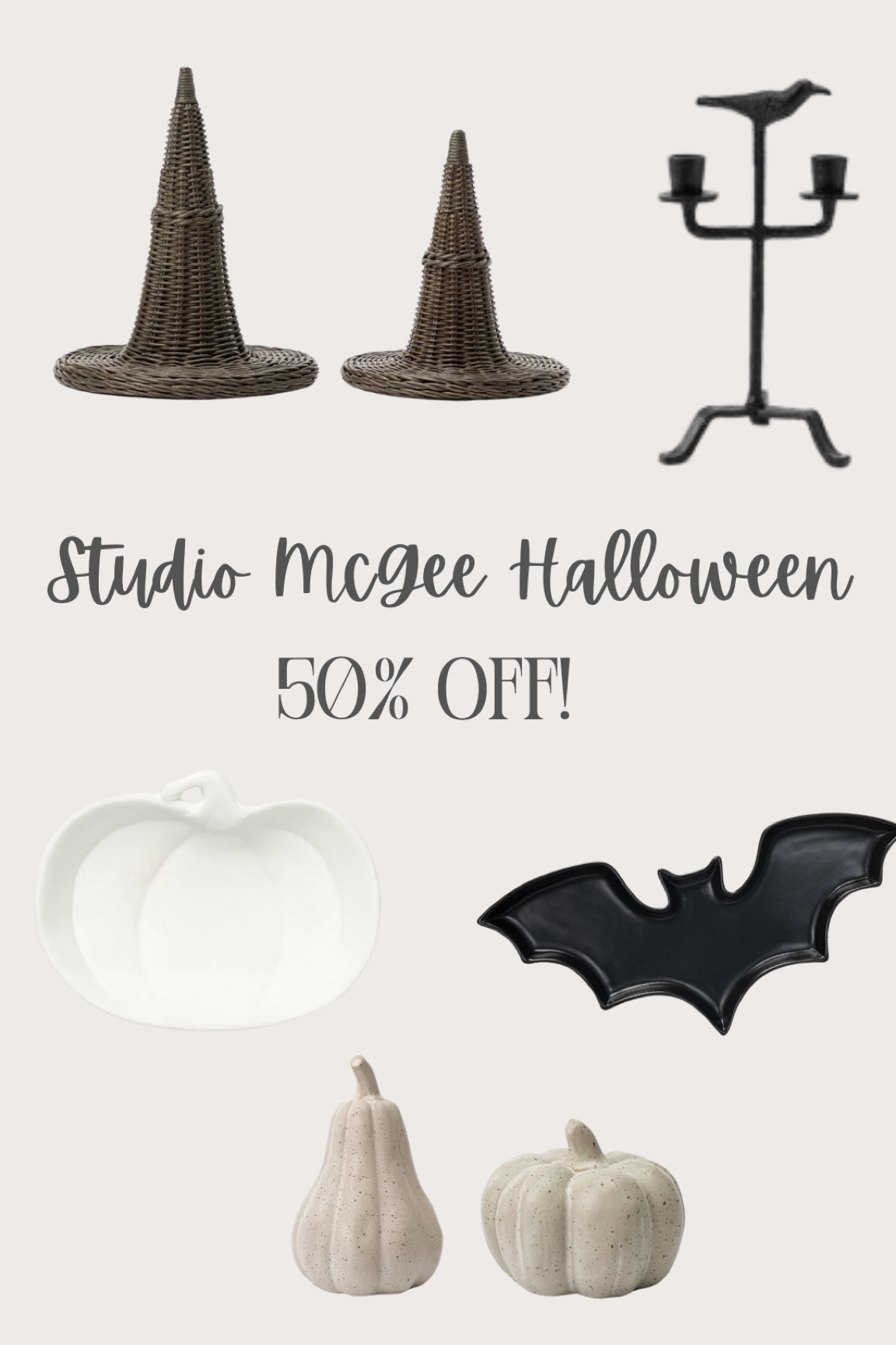 Studio McGee Halloween sale. 50% off! 

#LTKSeasonal #LTKSaleAlert #LTKFallSale