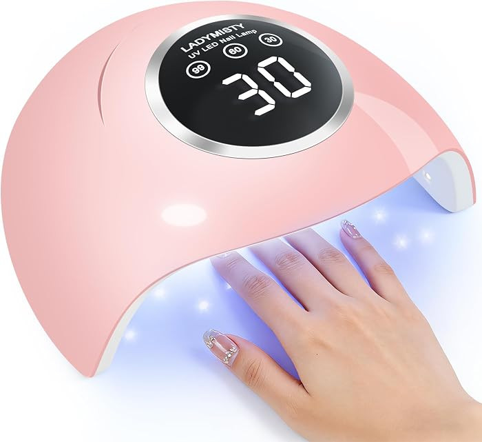 72W UV LED Nail Lamp, 2026 New Upgrade UV Light for Gel Nails with 18 Beads, 3 Timer Nail Dryer, ... | Amazon (US)