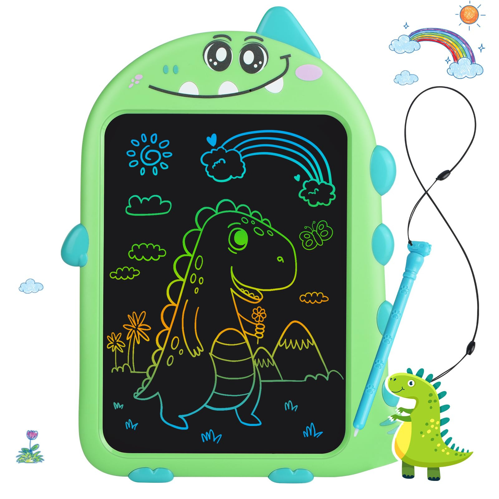 10 Inch LCD Writing Tablet Valentinesday Gifts for Kids,Electronic Drawing Pad Autism Toys, Dinos... | Amazon (US)