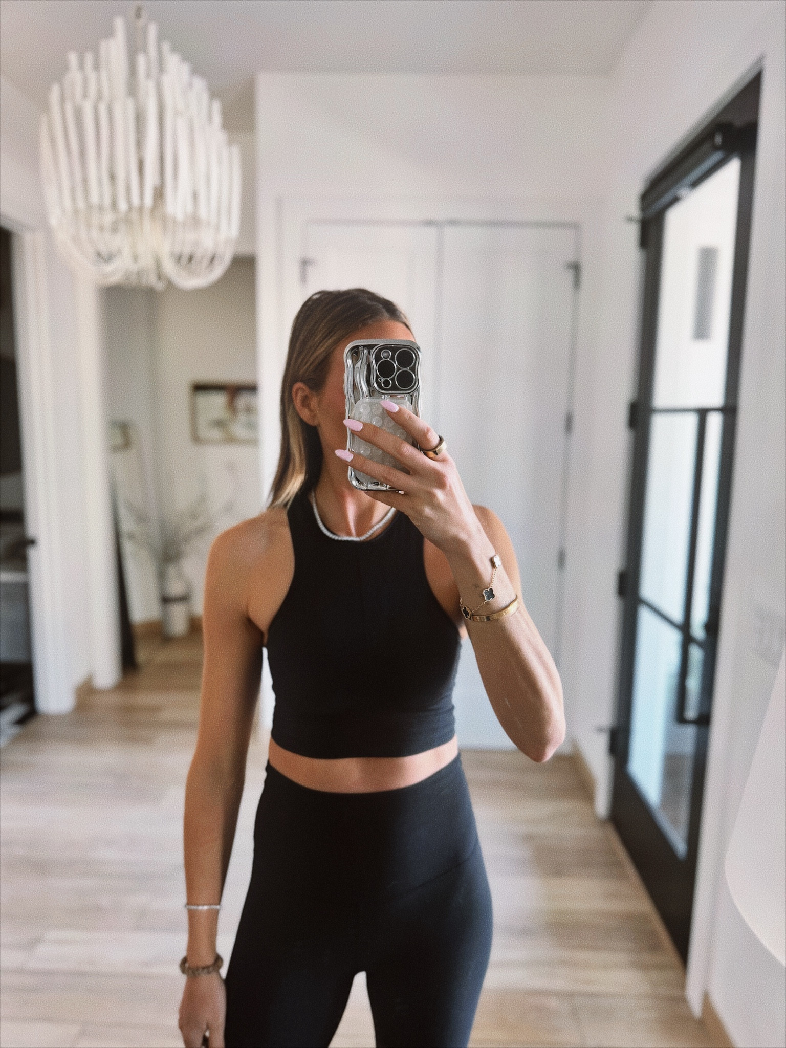 Wearing a small in the sports bra. A 4 in the leggings.

#LTKfindsunder50 #LTKstyletip #LTKfitness