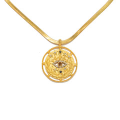 Cleopatra Evil Eye Necklace | Sequin