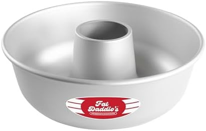 Fat Daddio's RMP-10 Anodized Aluminum Ring Mold Pan, 10 x 3.5 Inch, Silver | Amazon (US)