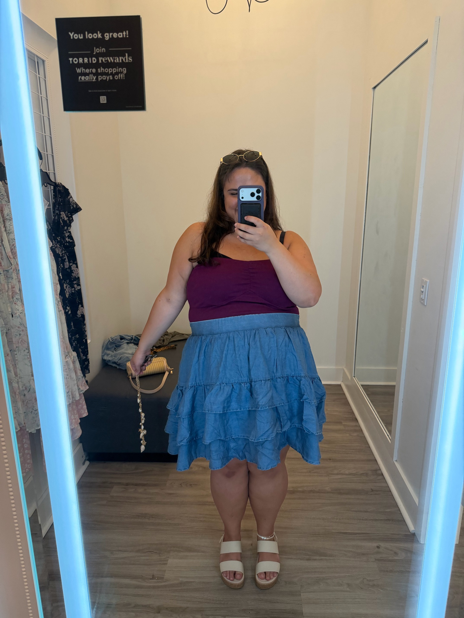 Summer outfit from @Torrid skirt is 3x top is 2x

#LTKPlusSize #LTKSaleAlert #LTKSeasonal