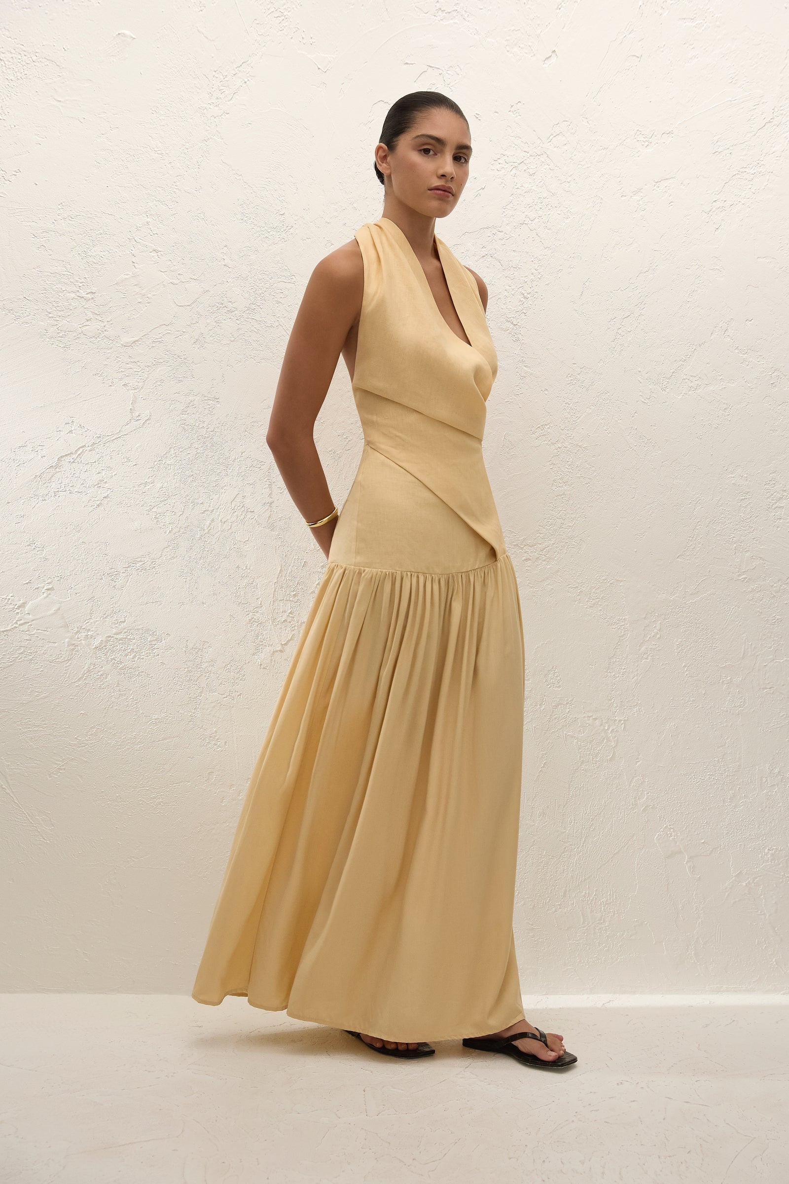Blanca Maxi Dress Daffodil | Faithfull (AU)