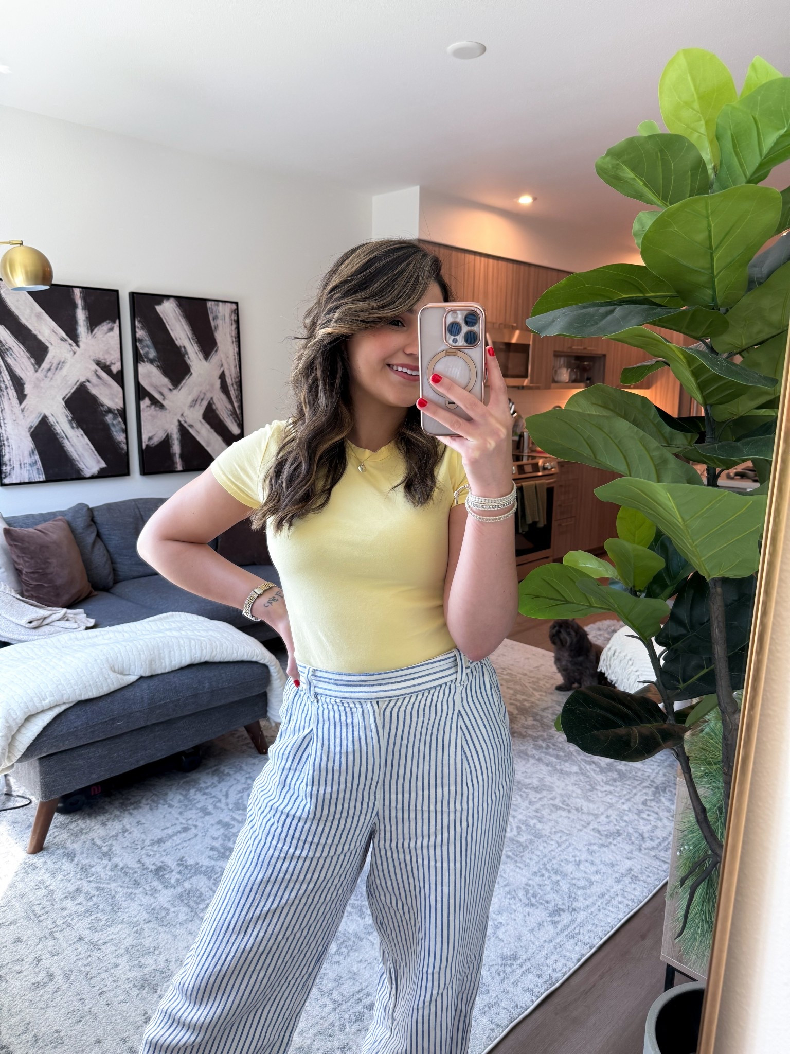 Yes, butter yellow is all I think about too. Sadly, this baby tee from A&F and pants from Madewell are sold out but linked similar ones below for you to recreate 💛 

casual chic style | summer outfits | summer trends | butter yellow | minimal style | effortless style | everyday style 

#LTKPetite #LTKSummerEdit #LTKSeasonal