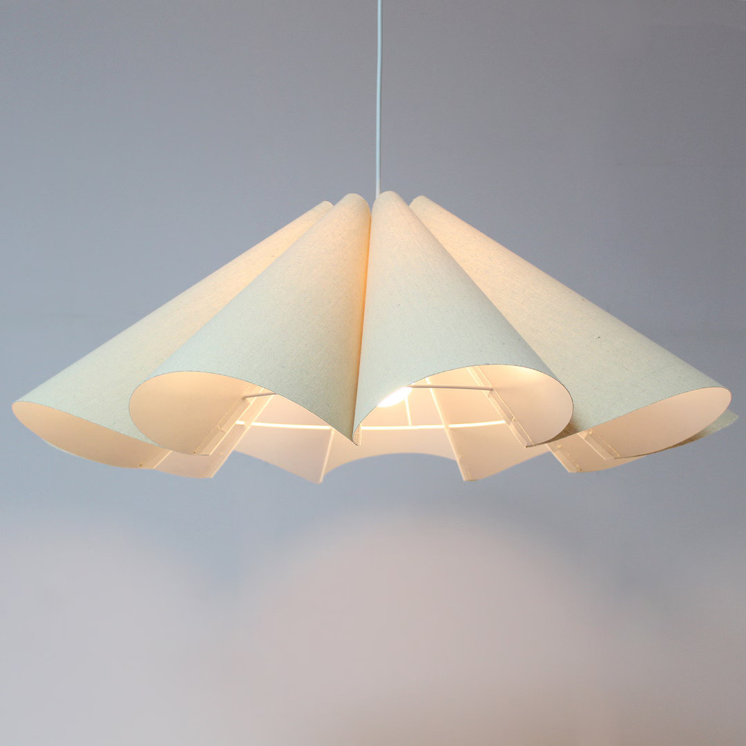 Duzy Handmade Ins High Quality 5fabric and Acrylic Pendant Lighting for Home Furnishing ,110-240v... | Etsy (US)