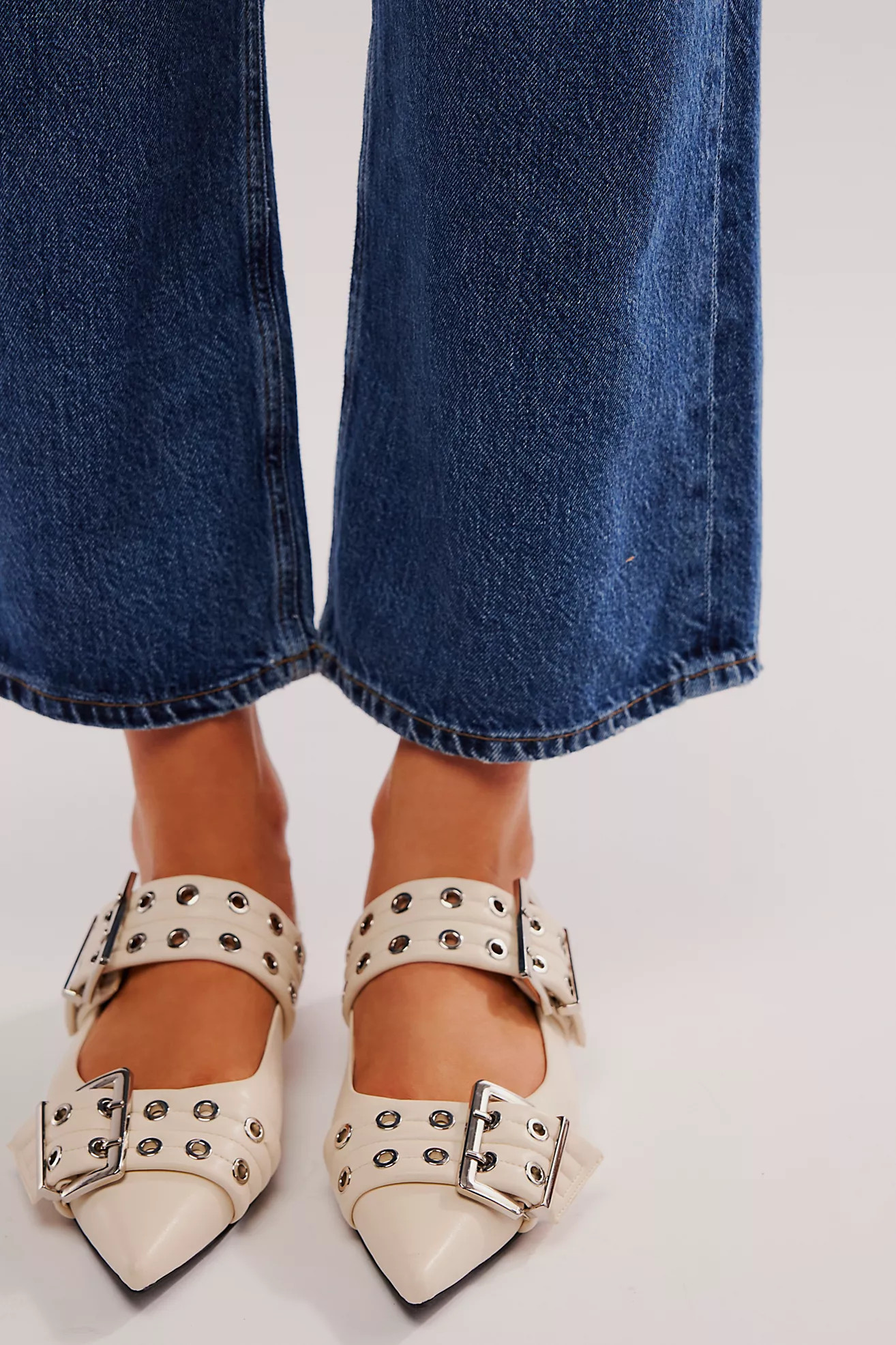 Lilly Buckle Slingback Flats | Free People (Global - UK&FR Excluded)