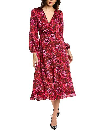 Pebble Satin Midi Dress | Rue La La