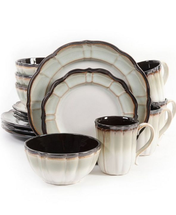 16 Piece Dinnerware Set | Macys (US)