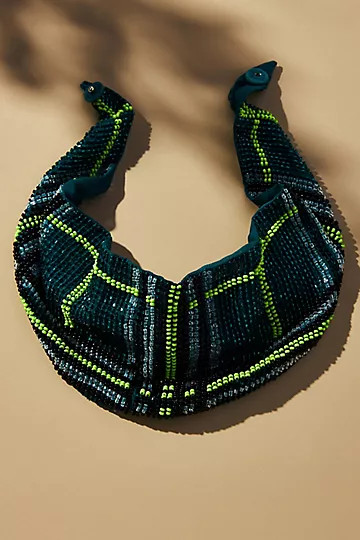 Mignonne Gavigan Alma Plaid Necklace | Anthropologie (US)