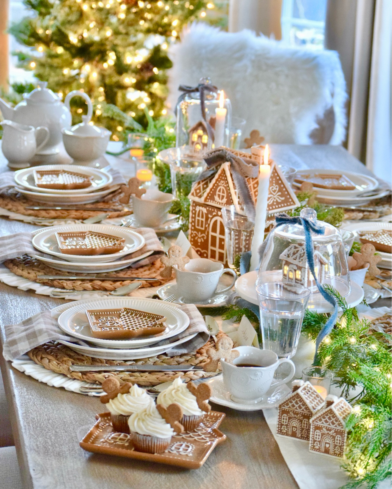 Gingerbread, gingerbread house, pottery barn, tableware, table decor, dinnerware, Lenox, tea pot, tea set, cozy decor, home decor, fur, white fur, winter decor, winter entertaining, Christmas, holiday, glassware, crystal, white dishes, cloche, gingerbread house ornament, gingerbread plates, gingerbread collection, clearance, gingerbread cookie jar

#LTKFindsUnder100 #LTKSaleAlert #LTKHome