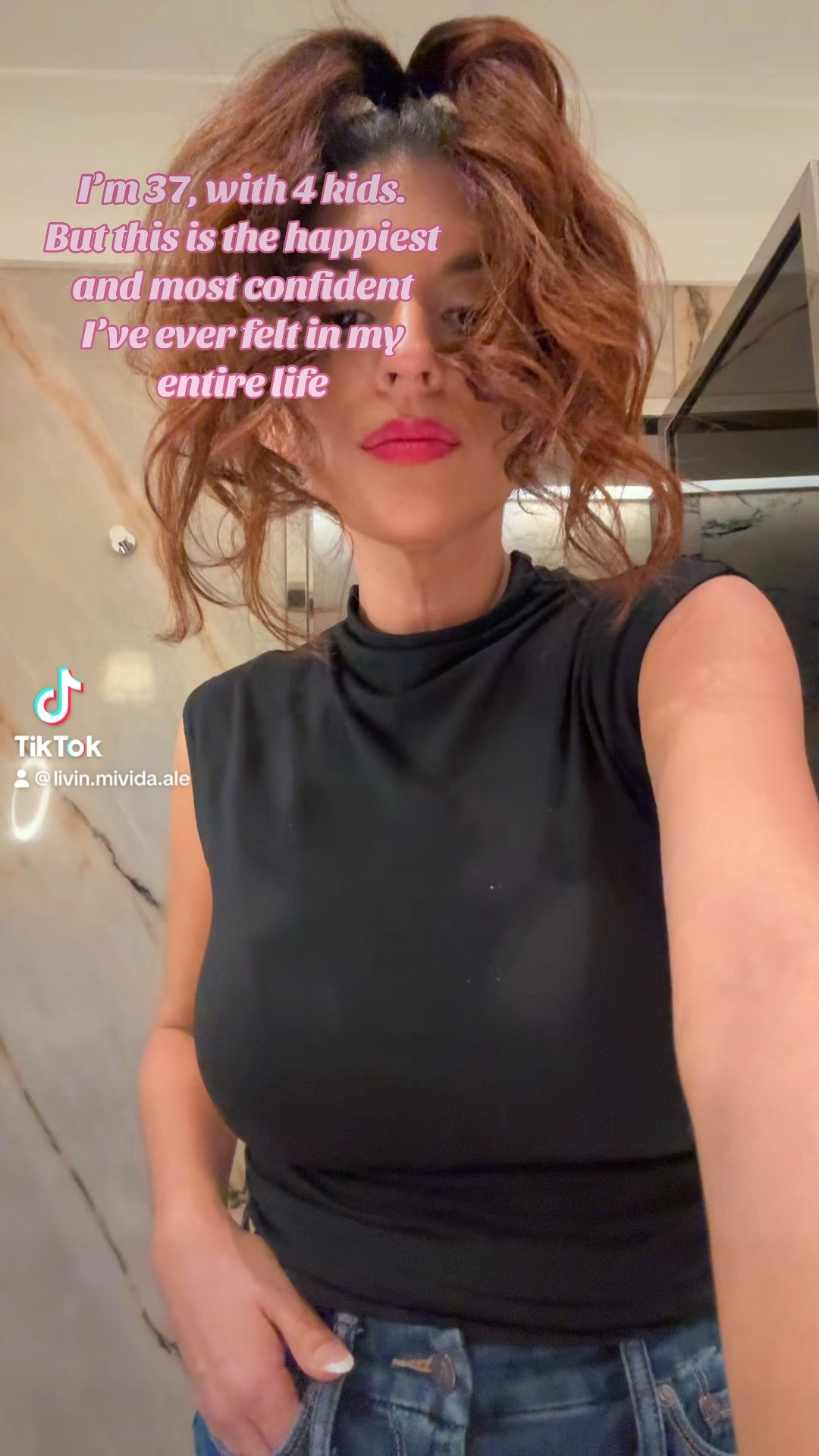 This little black top also comes in pink and beige! Perfect for so many types of outfits this Spring. Can even be worn for work as a layering piece under a suit! I’m wearing the xs 

#LTKSpringSale #LTKVideo #LTKSeasonal