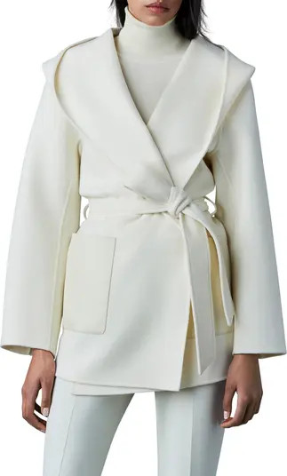 Azra Belted Double Face Wool Wrap Coat | Nordstrom
