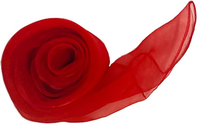 HANGSET 1950s Square Chiffon Scarf Sheer Square Neck Head Scarfs for Women,Christmas Scaves Gifts... | Amazon (US)