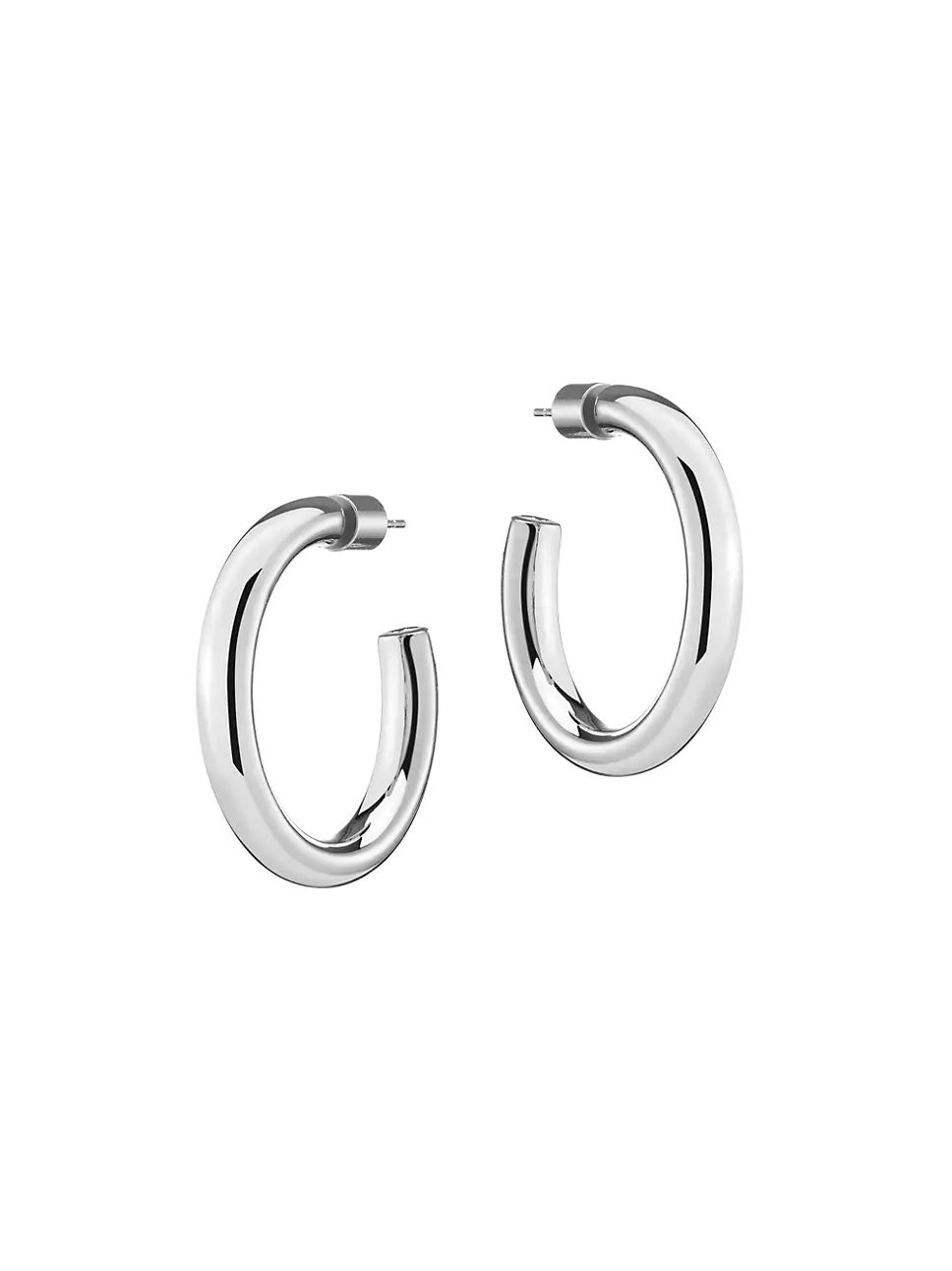 Michelle Rhodium-Plated Mini Hoop Earrings | Saks Fifth Avenue