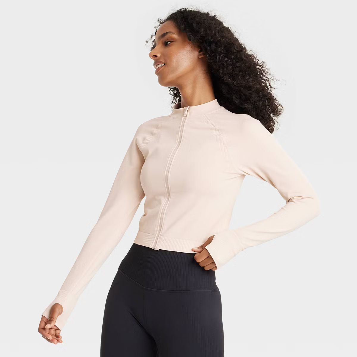 Women's Seamless Fitted Full Zip Jacket - JoyLab™ | Target