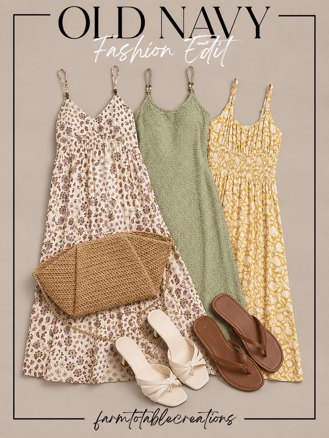 OLD NAVY Travel Must-Haves ✈️☀️

Packing light has never looked so good! These Old Navy travel essentials are perfect for everything from beach vacations and weekend getaways to sightseeing and dinner by the water. Flowy dresses, comfortable sandals, and a versatile woven bag make creating multiple outfits effortless while keeping your suitcase light and organized.

Whether you’re exploring a new city, heading on a cruise, or relaxing at a resort, these affordable pieces offer comfort, style, and endless outfit possibilities for every stop on your itinerary.

Follow @farmtotablecreations on Instagram for more fashion finds, affordable style, and travel outfit inspiration.

#LTKFashion #OldNavyStyle #TravelMustHaves #VacationStyle #TravelOutfits #ResortWear #SummerStyle #OldNavyFinds #VacationWardrobe #BeachVacation #CruiseStyle #AffordableFashion #TravelEssentials #SummerFashion #PackWithMe #VacationReady #FashionFinds #LTKTravel #OOTD #FarmToTableCreations

#LTKTravel #LTKOver40 #LTKSaleAlert