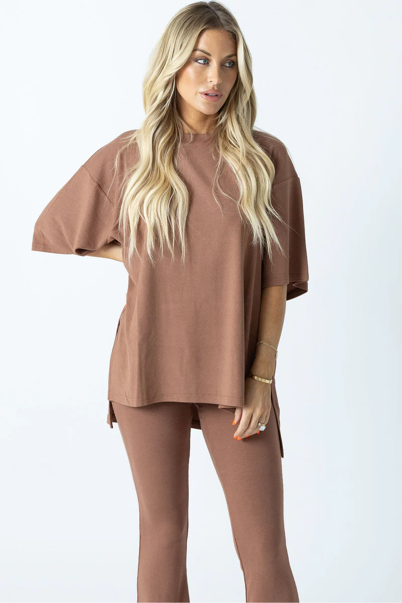 All Weekend Long Pant Set Camel | The Foxy Kind