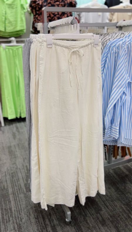 New Universal Thread wide leg high rise linen pants at Target 

#LTKfindsunder50 #LTKfindsunder100 #LTKstyletip