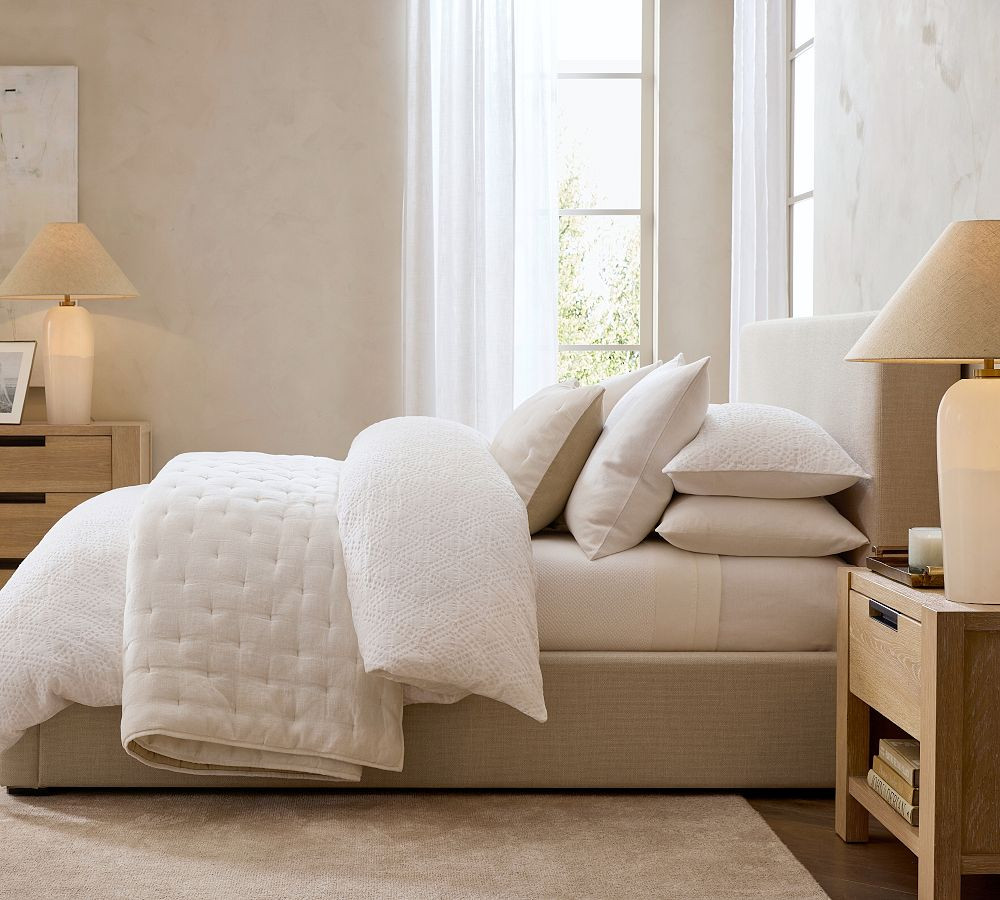 Everyday Linen Comfort Quilt | Pottery Barn (US)