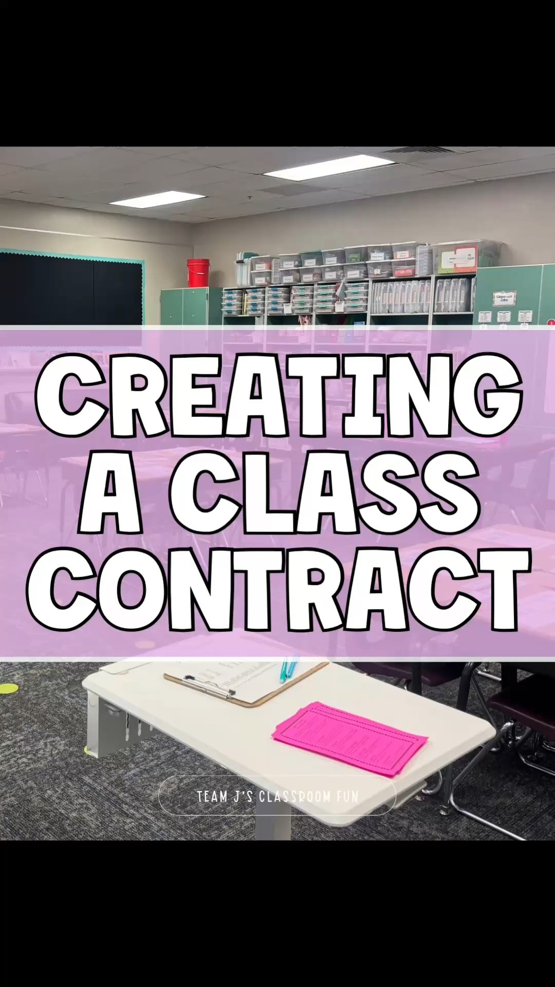 Instead of handing my class a set of rules that I’ve created, I love creating a contract with them. There is more buy in and accountability if students are part of the process.

First, we answered questions about how we want our classroom to be. Then we noticed common trends. Next we created our class contract. Lastly, all students signed it (including myself) to show we agree with what we came up with.

#classcontract #classroomrules #classroomexpectations #classroommanagement #classroomideas

#LTKKids