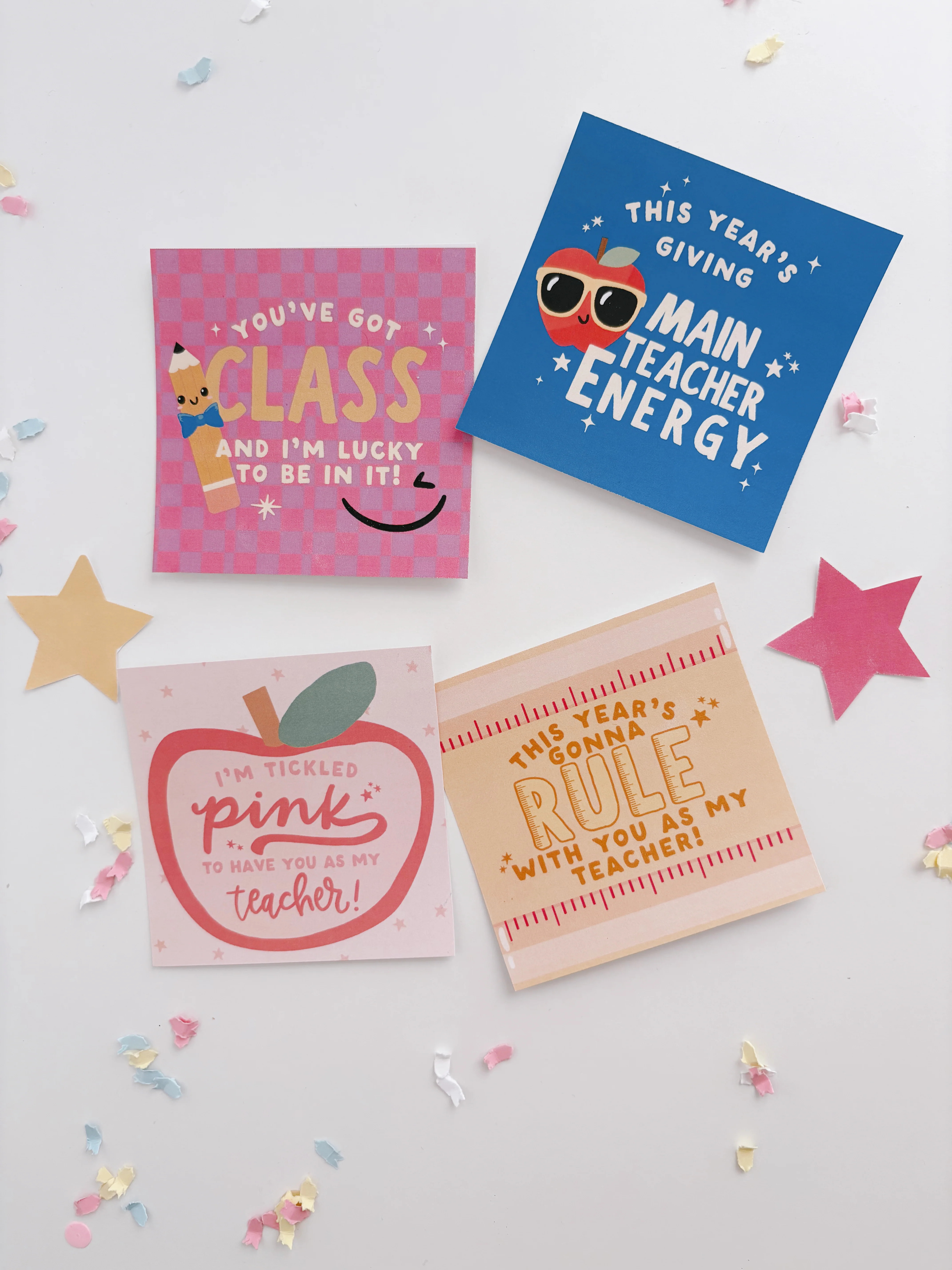 Teacher Gift Tags | Back-to-School Printable Tags | The Letter Vee