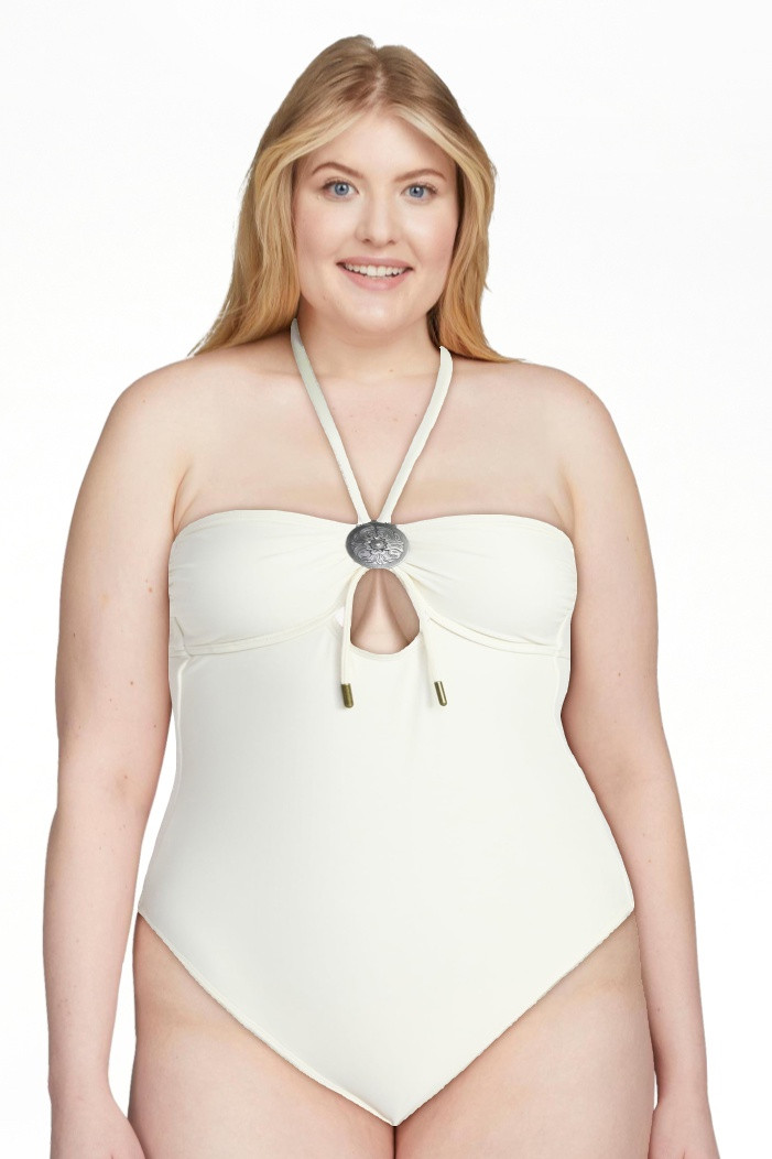 No Boundaries Bolo Tie One-Piece Swimsuit, Women’s XXS-XXL | Walmart (US)