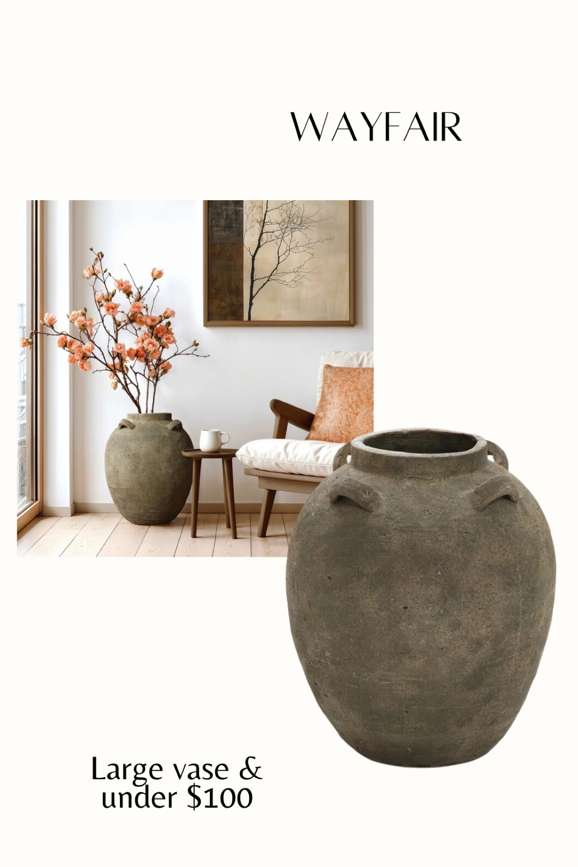 Large vase under $100! 

#LTKFindsUnder100 #LTKSaleAlert #LTKHome