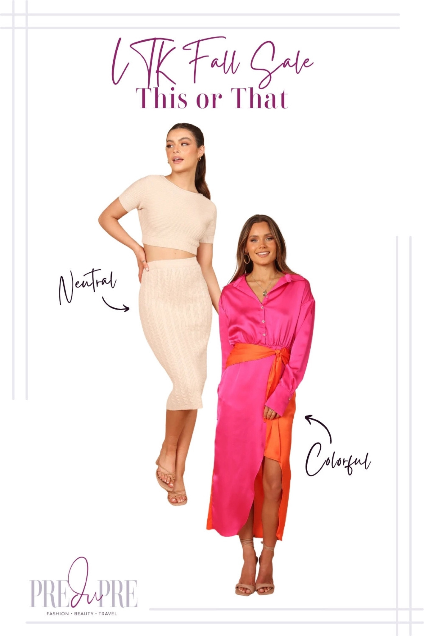 I’ve rounded up the fall outfits and accessories you need at the best prices! Know where and what to shop in one of the biggest LTK sales of the year. See more of my best finds at www.predupre.com

LTK sale, LTK Fall Sale, sale alert, fall outfit, fall look, fall ootd, fall outfit ideas, street style, date outfit, coordinated set, dress

#LTKU #LTKSale #LTKsalealert