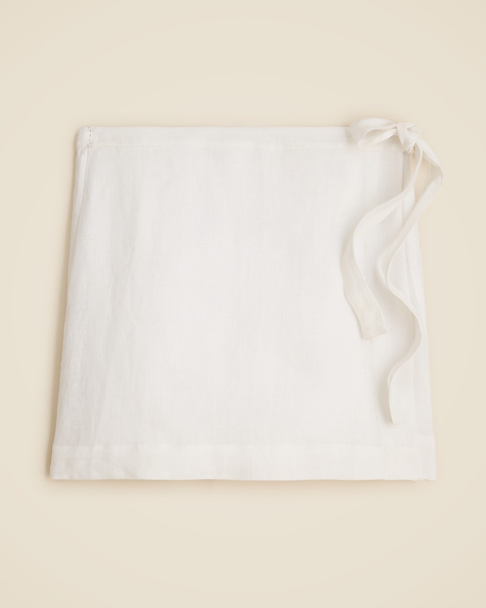 Wrap skirt in linen | J. Crew US